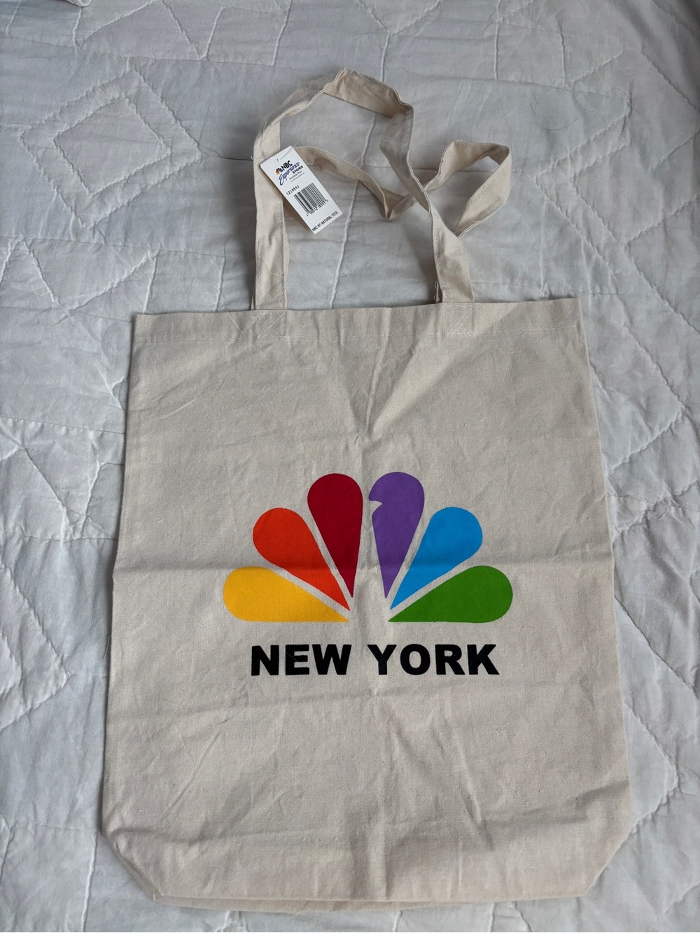 New York Canvas Tote Bag - Multicolor